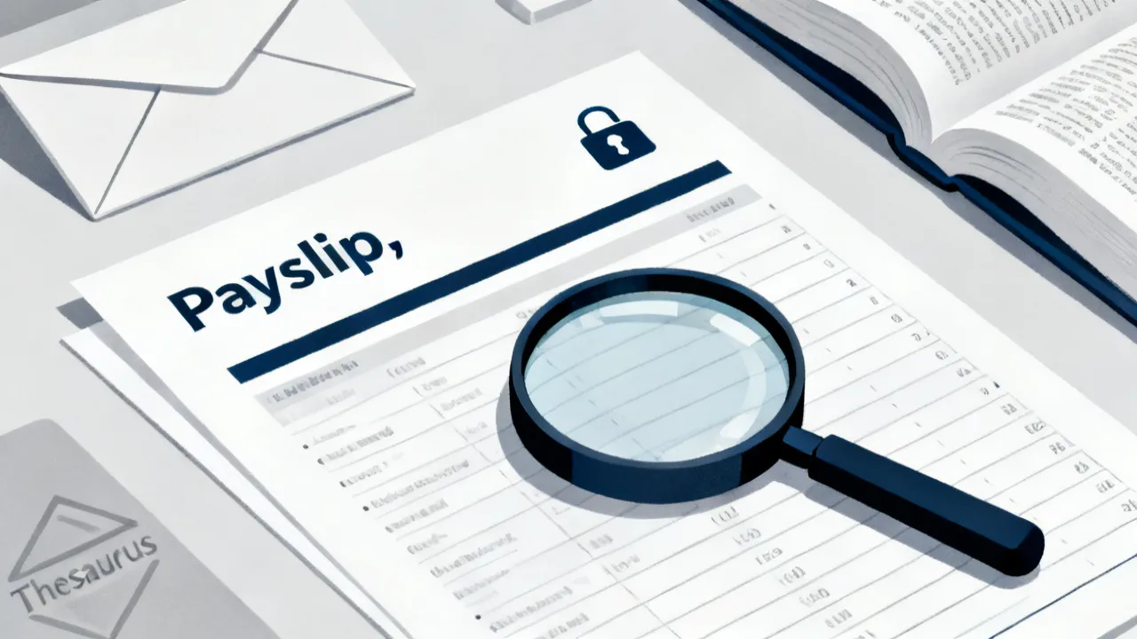 Thesaurus Payslip Guide for Smarter Payroll Records