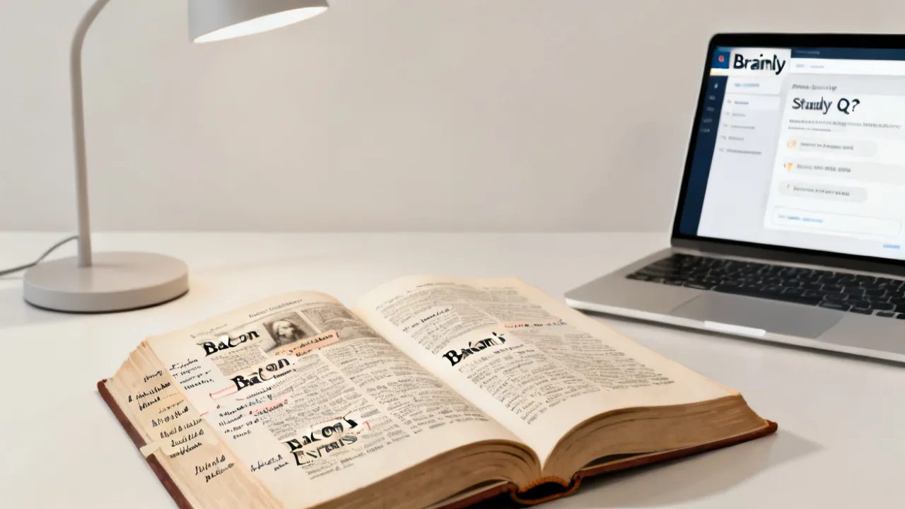 Francis Bacon and Brainly: Study Wisdom Compared