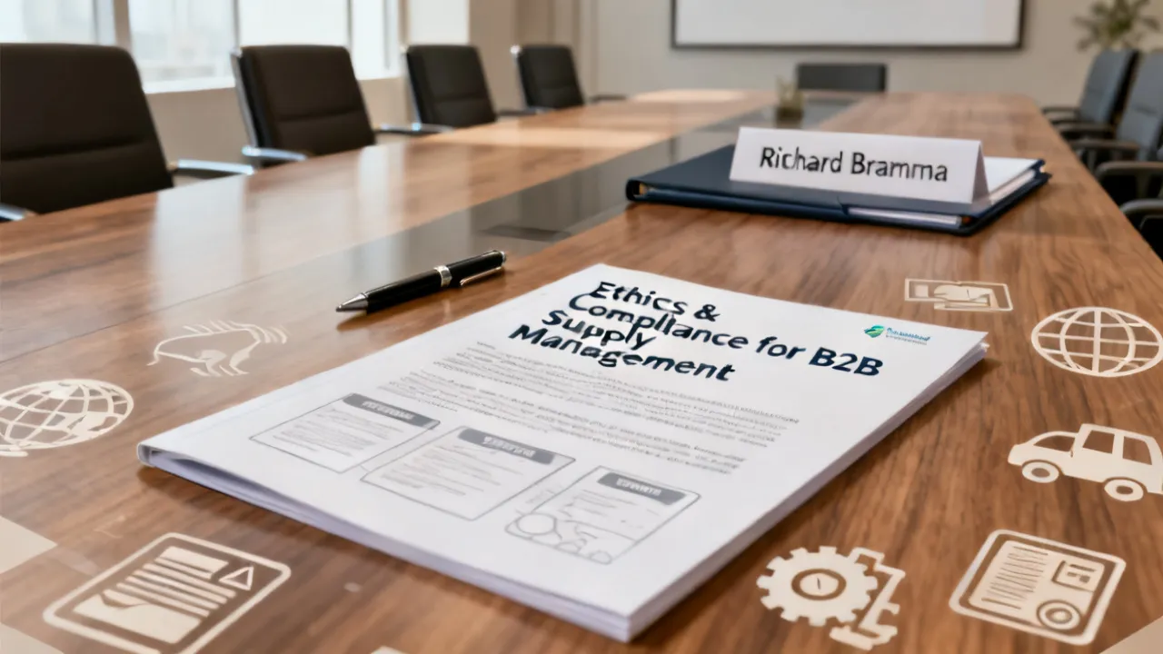 Richard Bramma: Objective Guide to B2B Supply Oversight