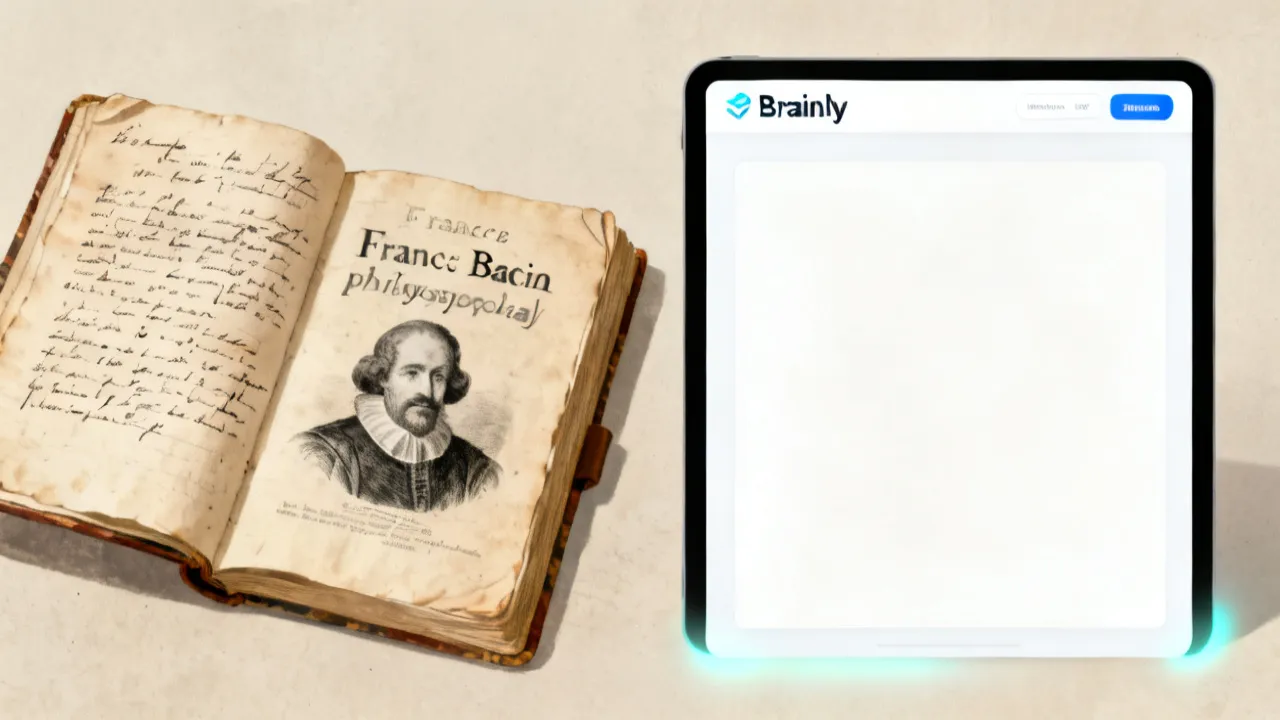 Francis Bacon and Brainly: Learning Through Evidence