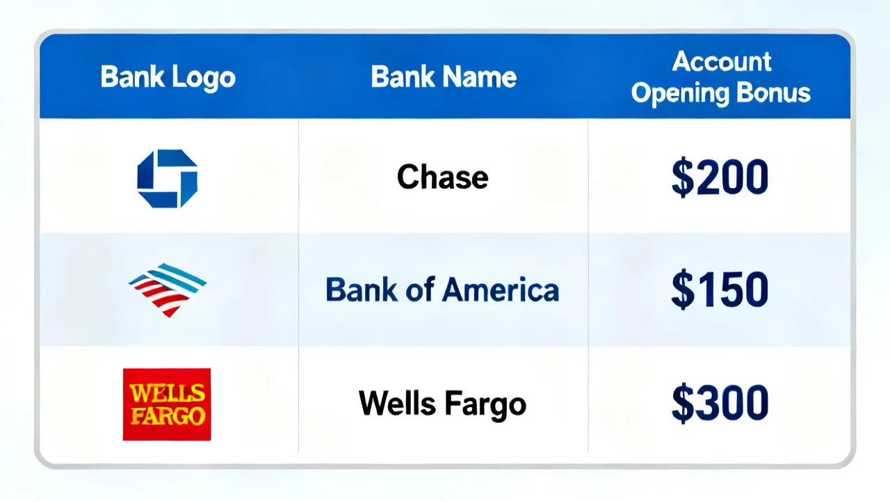 Top Bank Bonuses for New Accounts