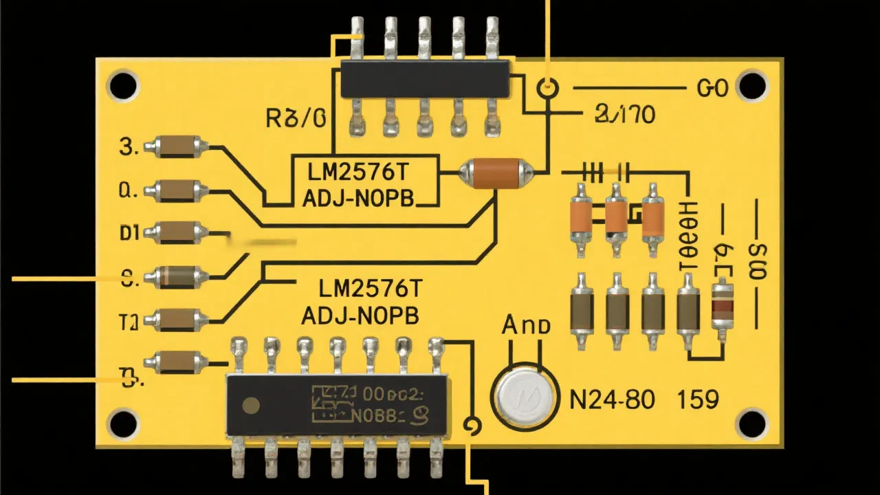 Understanding the LM2576T-ADJ/NOPB