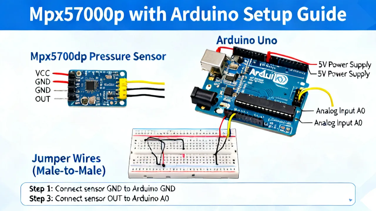 Integrating Mpx5700dp with Arduino